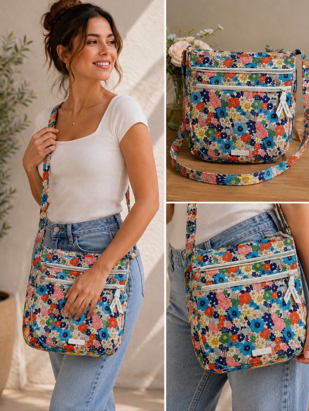 🥬Vera Bradley floral crossbody purse